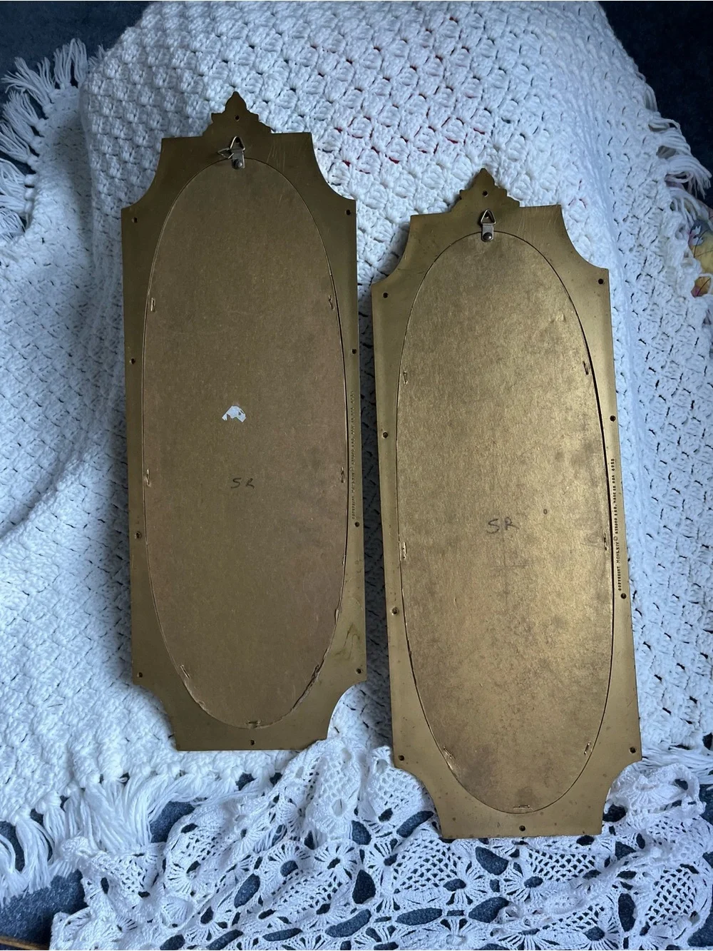 Syrocco 1960's decorative floral panels - Set of 2
